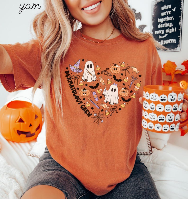 Dermatology Halloween Comfort Colors Shirt • Dermatologist Gifts