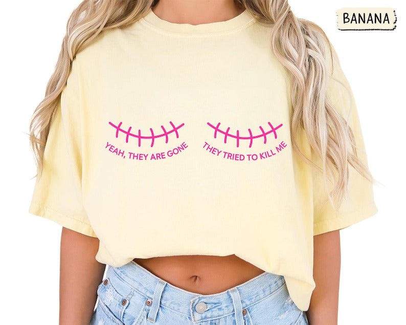 Comfort Colors Breast Cancer Warrior Shirt: Mastectomy Survivor Gift