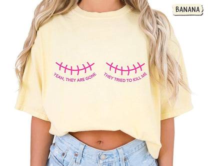 Comfort Colors Breast Cancer Warrior Shirt: Mastectomy Survivor Gift