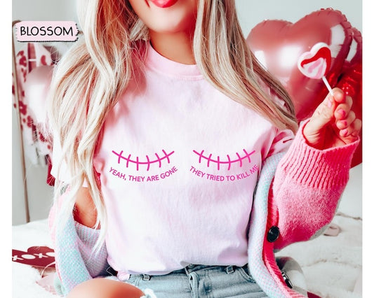 Comfort Colors Breast Cancer Warrior Shirt: Mastectomy Survivor Gift