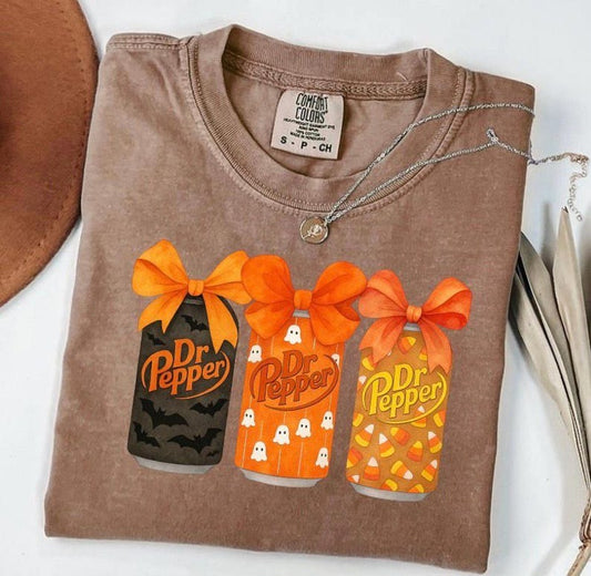 Halloween Dr Pepper Coquette Comfort Colors