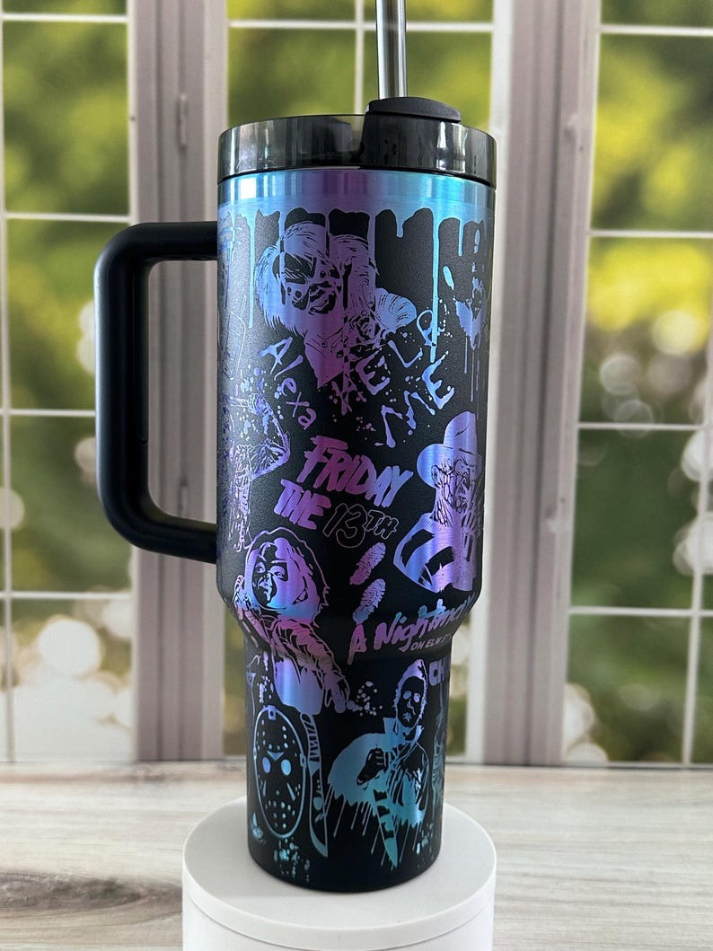 Stanley Halloween Scream Freddy Jason Ghost Tumbler 40 oz
