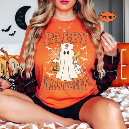 OBGYN Nurse Halloween Shirt, Pappy Halloween Ghost with Speculum Shirt
