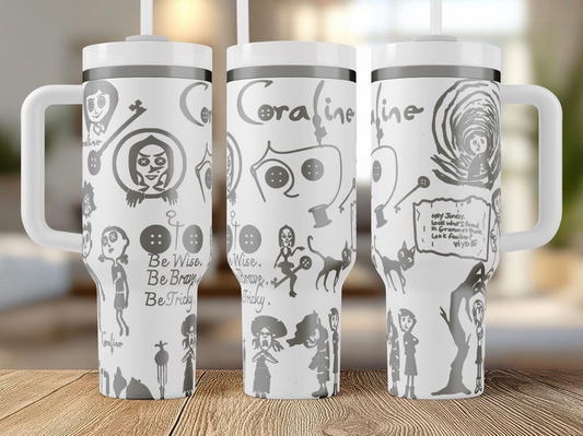 Coraline Tumbler 40 oz