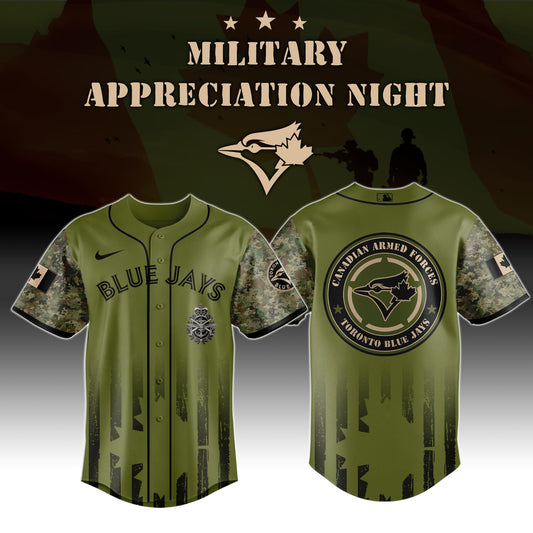 Toronto Blue Jays MLB x Army Military Appreciation Night Jersey Editions Limited