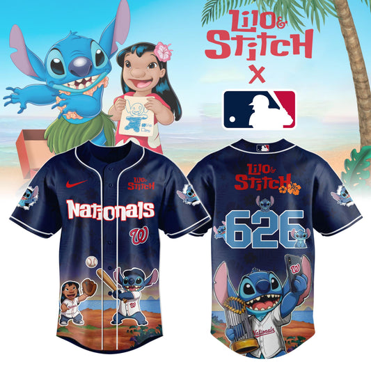 Washington Nationals x Lilo Stitch Limited Edition Jersey