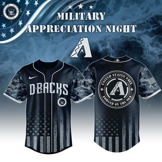 Arizona Diamondbacks MLB x Navy Military Appreciation Night Jersey Editions Limited