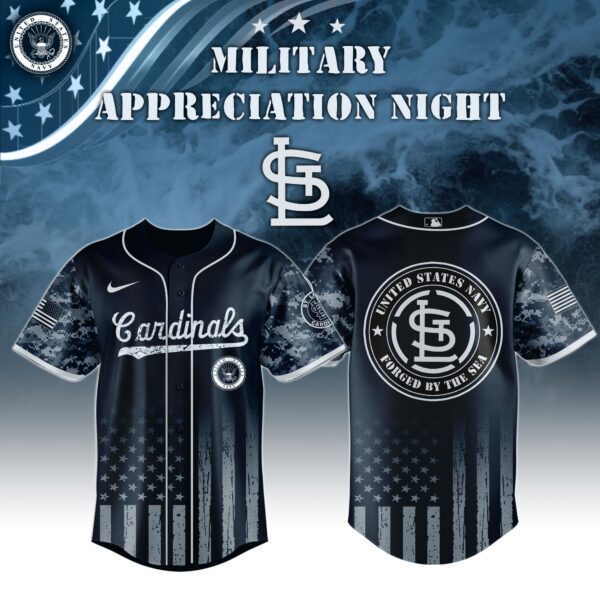 St.Louis Cardinals MLB x Navy Military Appreciation Night Jersey Editions Limited