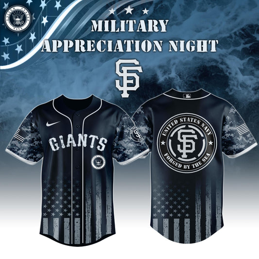 San Francisco Giants MLB x Navy Military Appreciation Night Jersey Editions Limited