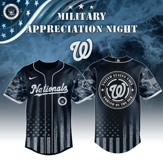Washington Nationals MLB x Navy Military Appreciation Night Jersey Editions Limited