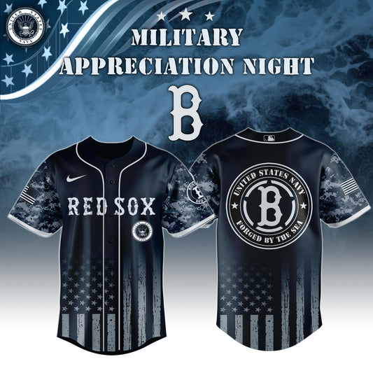 Boston Red Sox MLB x Navy Military Appreciation Night Jersey Editions Limited
