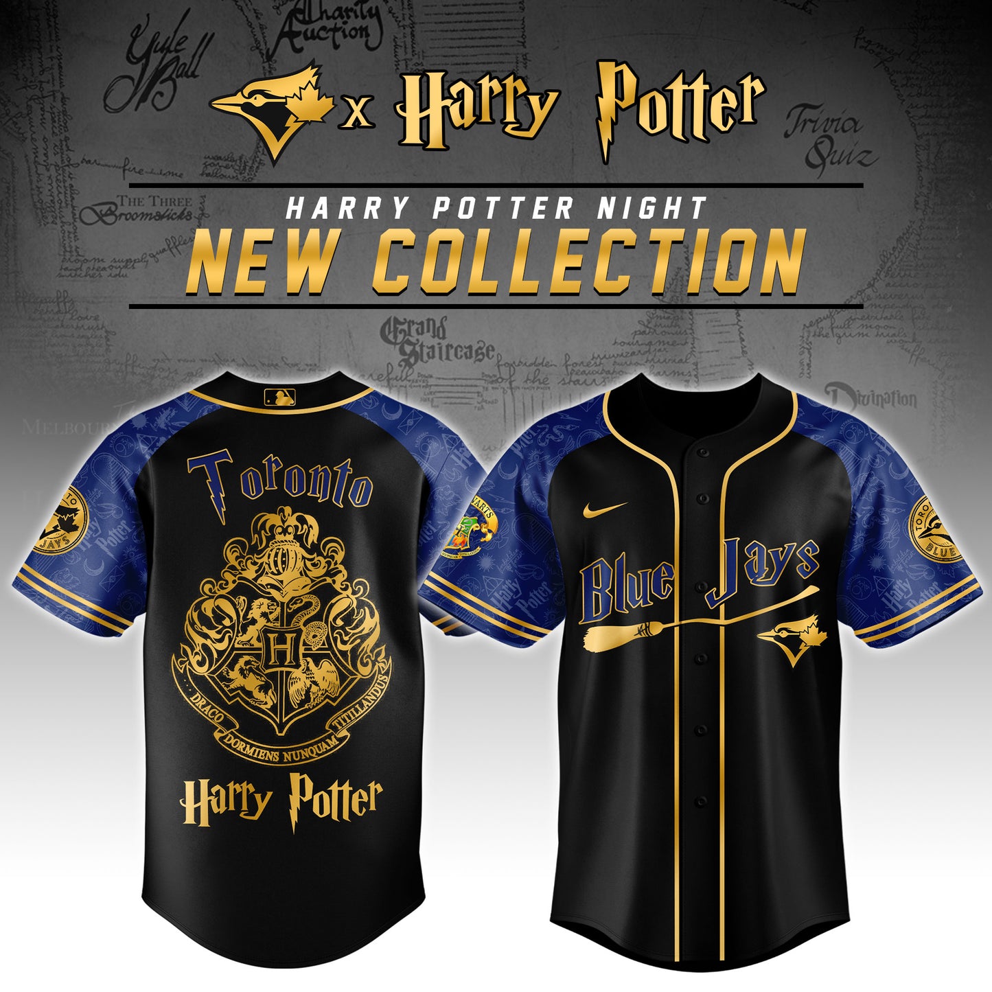 Toronto Blue Jays x Harry Potter Night Baseball Jersey Editions Limited
