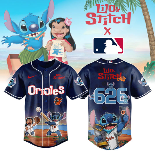 Baltimore Orioles x Lilo Stitch Limited Edition Jersey