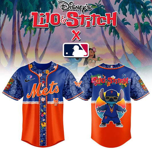 New York Mets MLB x Lilo & Stitch Jersey Limited