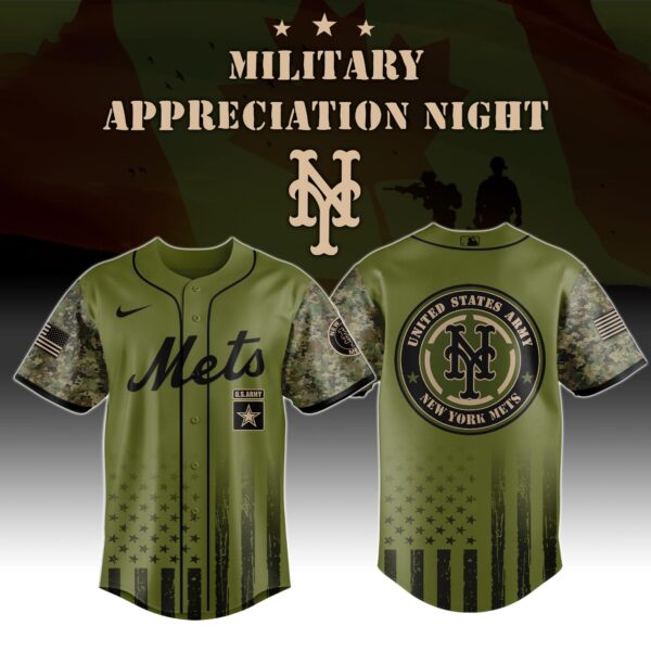 New York Mets MLB x Army Military Appreciation Night Jersey Editions Limited