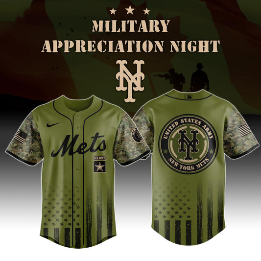 New York Mets MLB x Army Military Appreciation Night Jersey Editions Limited