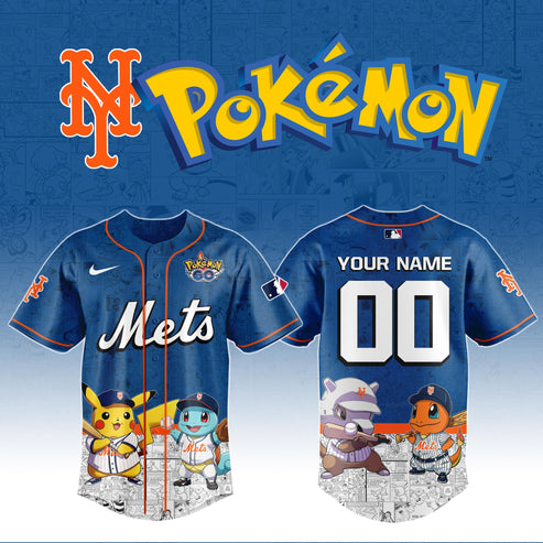 New York Mets x Pokémon Go Baseball Jersey Editions Limited