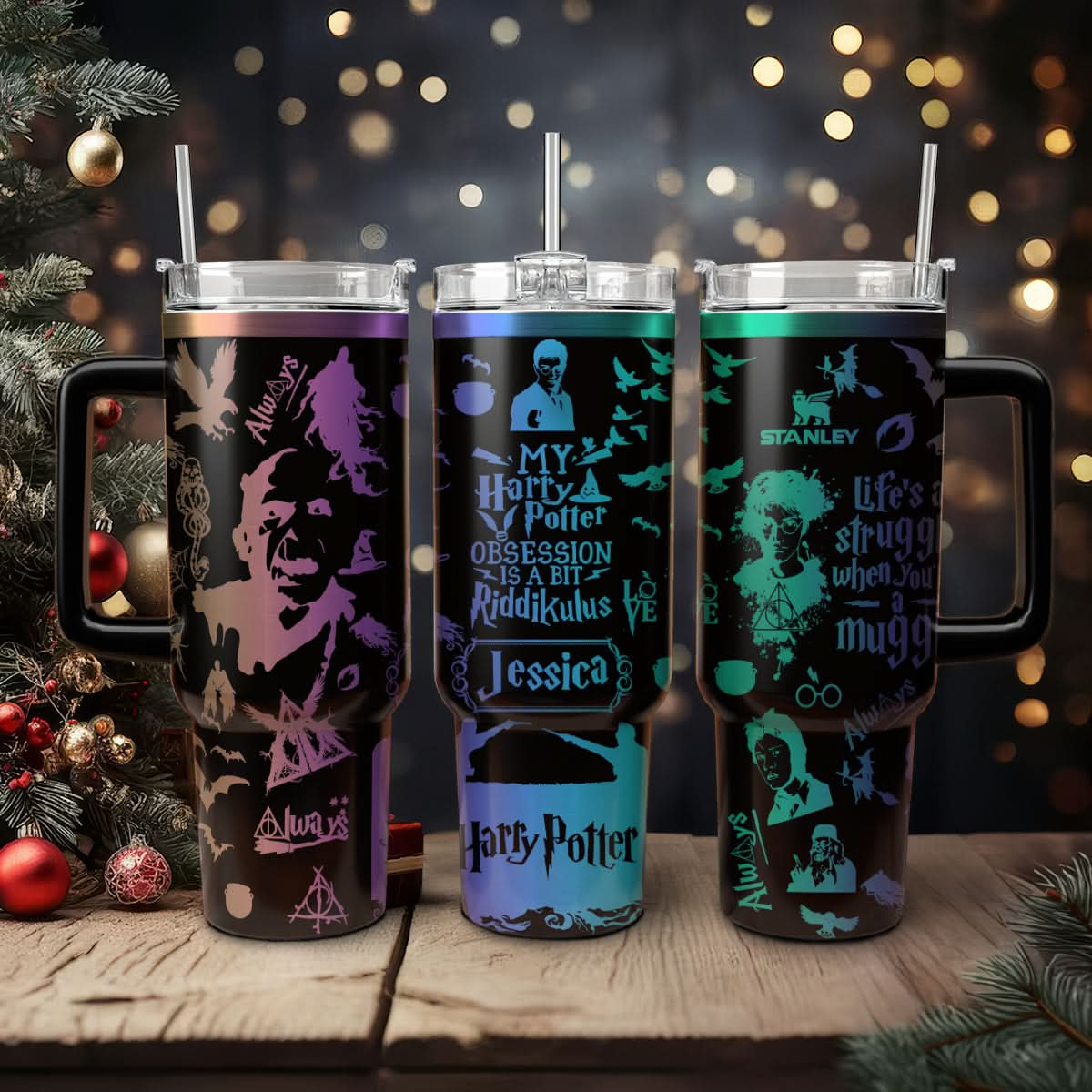 Custom Harry Potter Movie 40oz Tumbler - 410TT-TB043