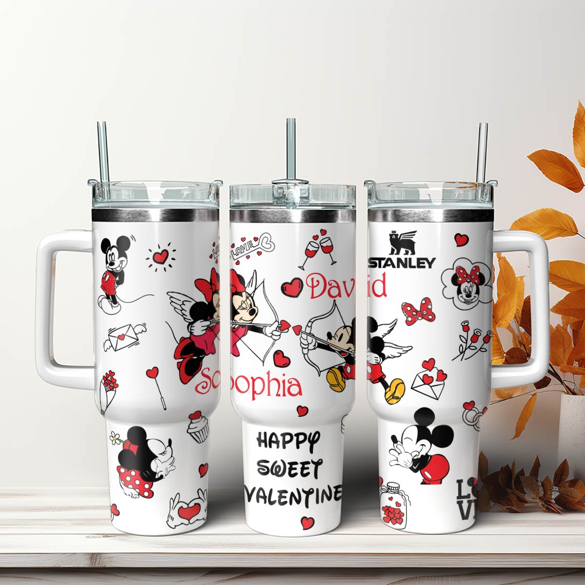 DN Mickey and Minnie Custom 40oz Tumbler - 501MC-TB023