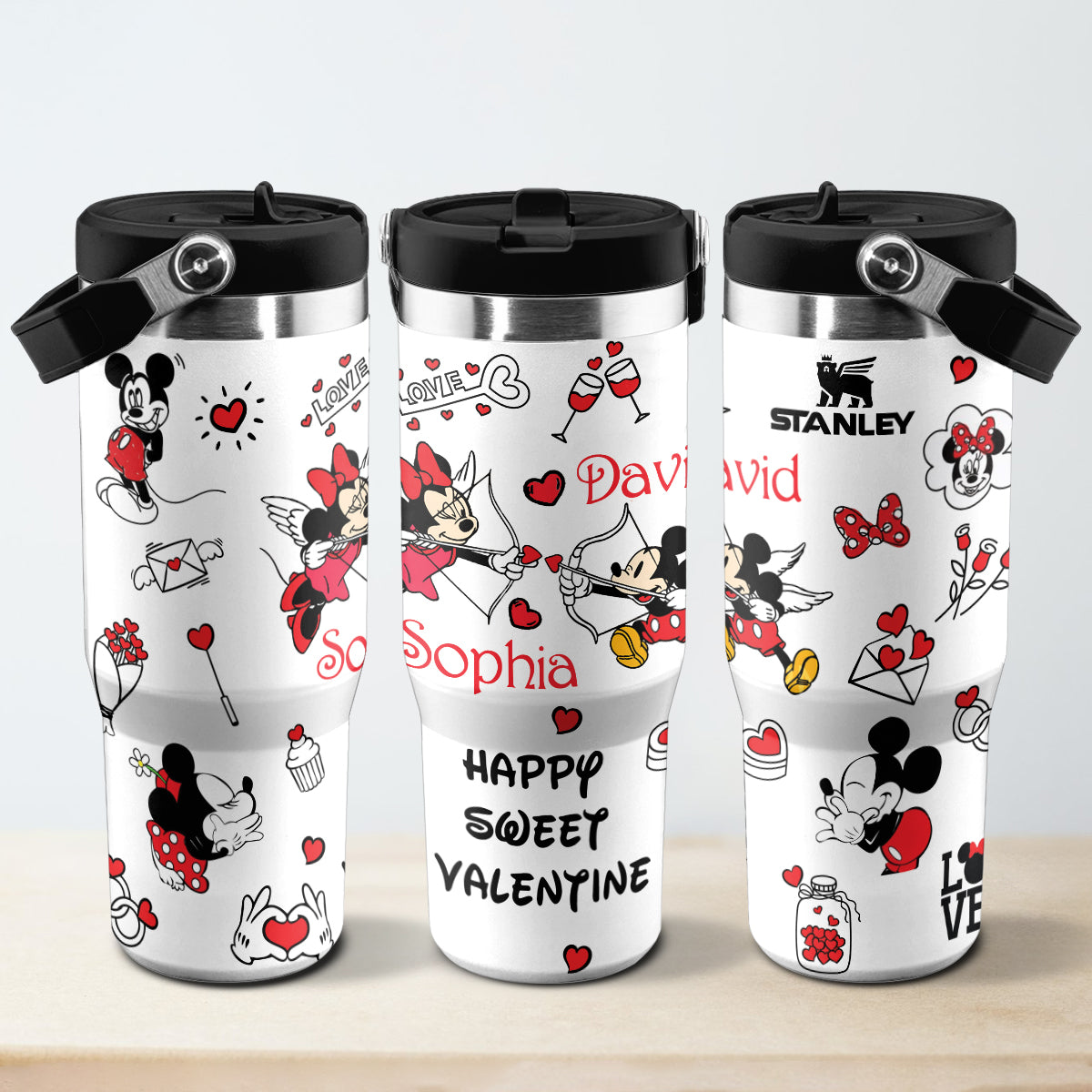 DN Love Mickey & Minnie Custom 40oz Custom Iceflow Tumbler -501MC-TB023