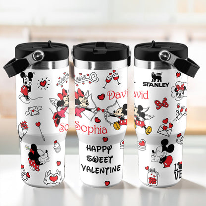 DN Love Mickey & Minnie Custom 40oz Custom Iceflow Tumbler -501MC-TB023