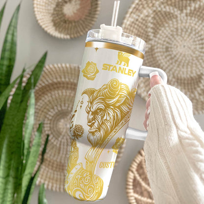 Custom Name Couples DN Beauty and The Beast Tumbler - 501HLTB043