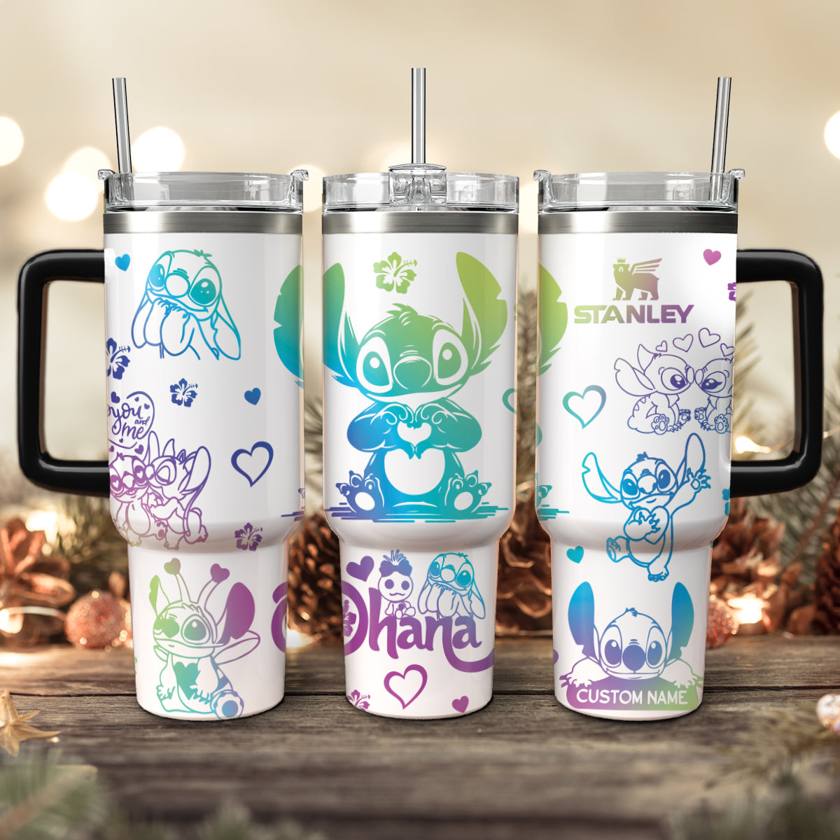 A Gift For Stitch Fan Custom Tumbler 40 oz - 412MC-TB019