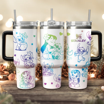 A Gift For Stitch Fan Custom Tumbler 40 oz - 412MC-TB018