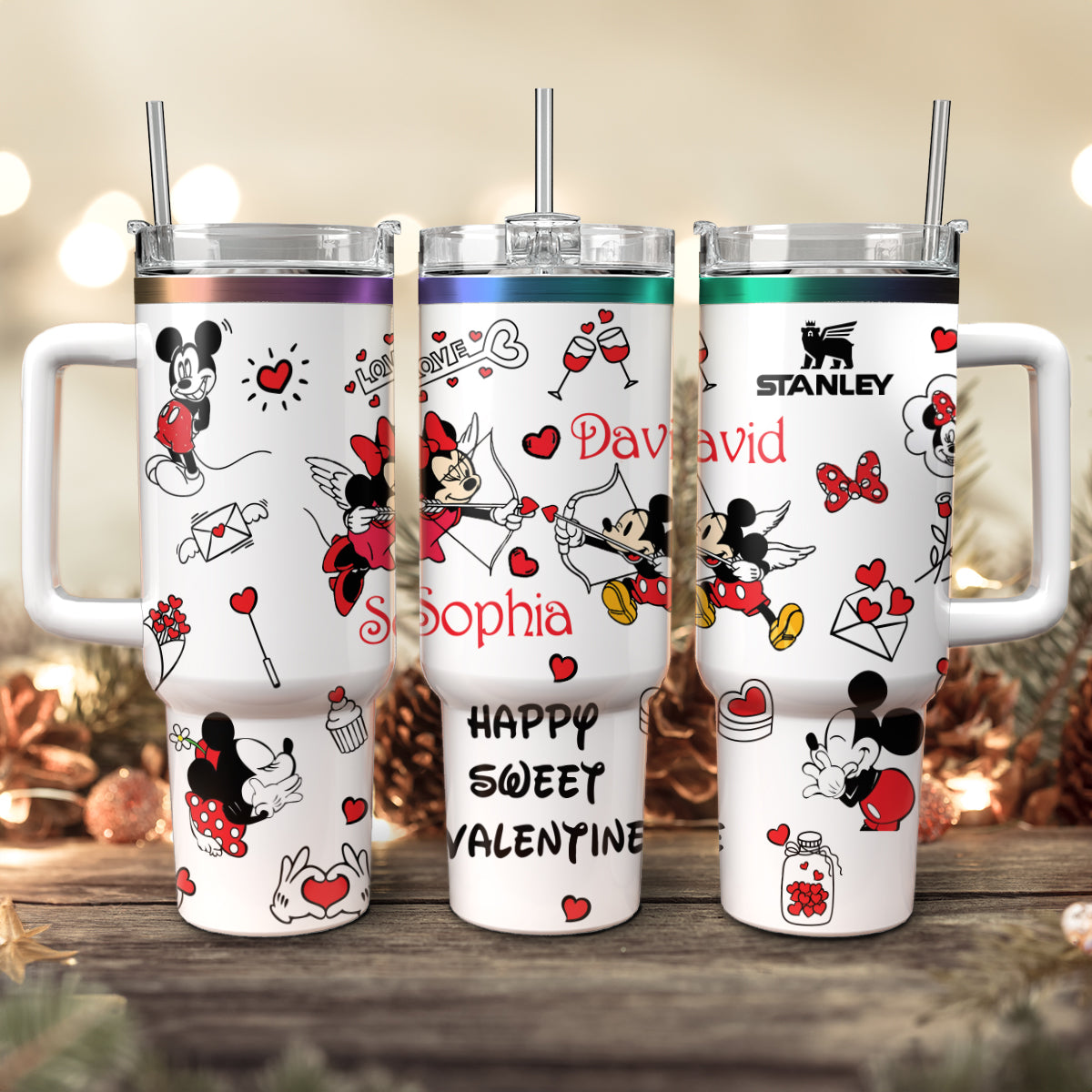 DN Mickey and Minnie Custom 40oz Tumbler - 501MC-TB023