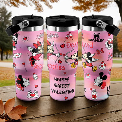 DN Love Mickey & Minnie Custom 40oz Custom Iceflow Tumbler -501MC-TB023