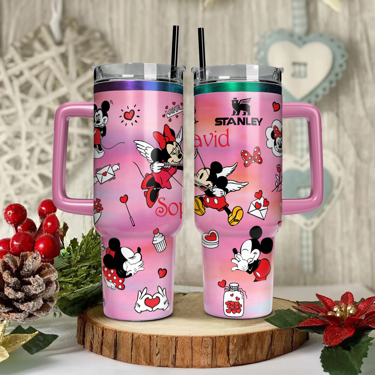 DN Mickey and Minnie Custom 40oz Tumbler - 501MC-TB023