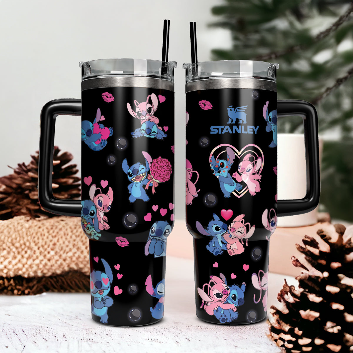 DN Stitch Printed 40oz Tumbler- 412MC-TB021