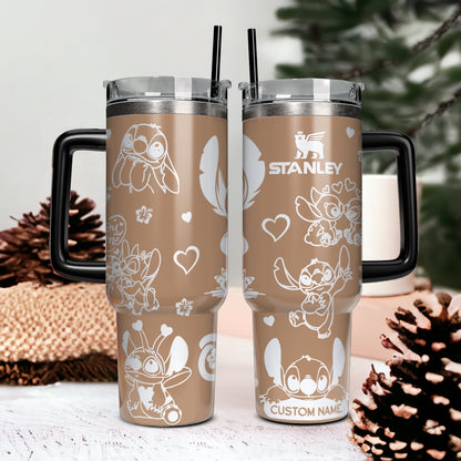 A Gift For Stitch Fan Custom Tumbler 40 oz - 412MC-TB019