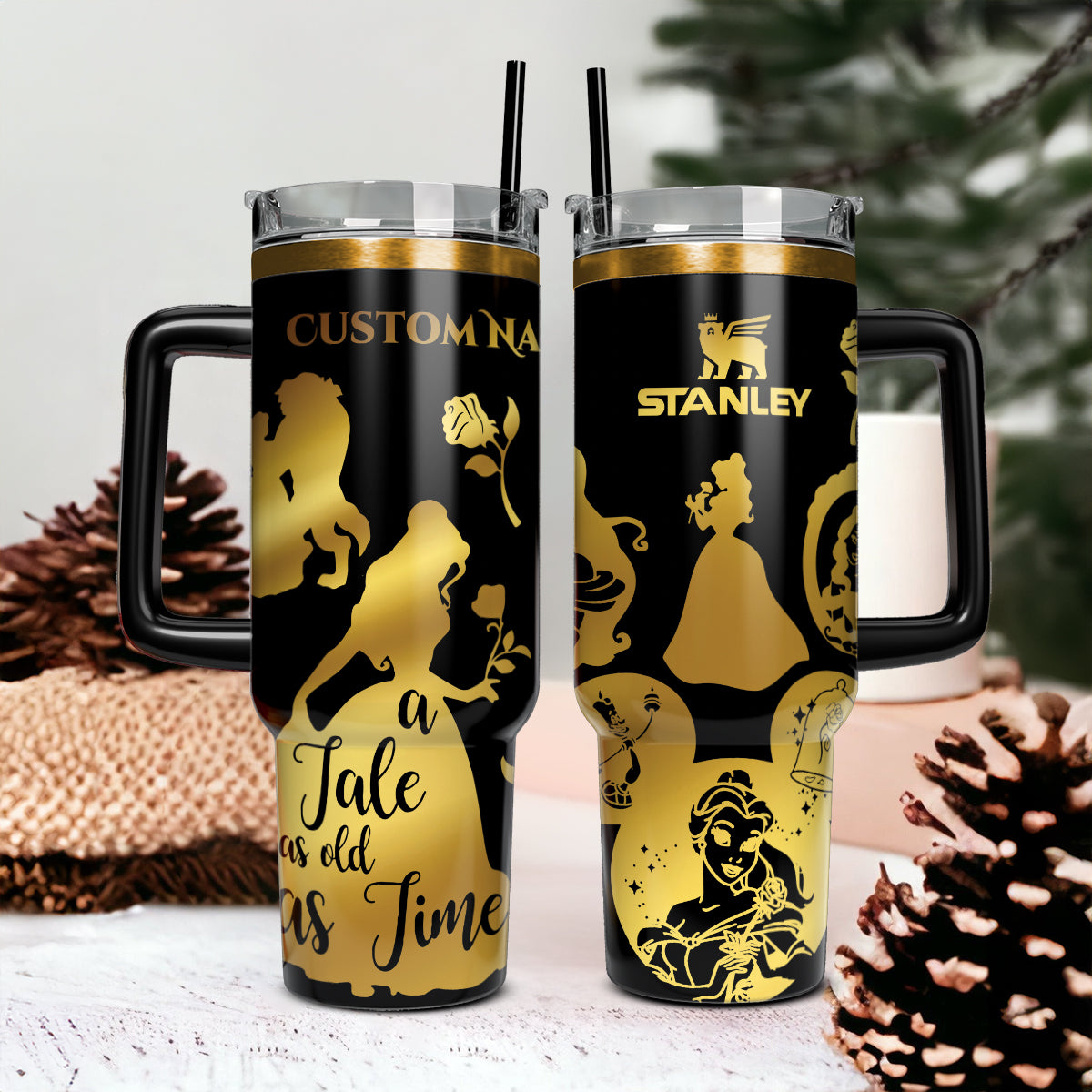 Custom Name DN Beauty and The Beast Tumbler - 501HLTB044