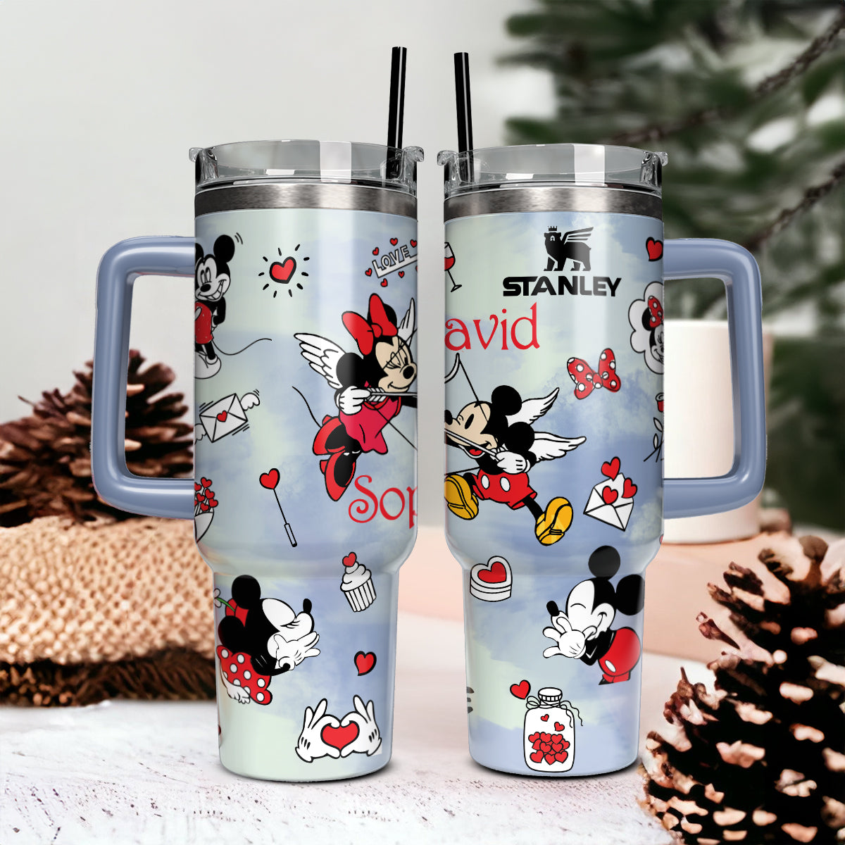 DN Mickey and Minnie Custom 40oz Tumbler - 501MC-TB023