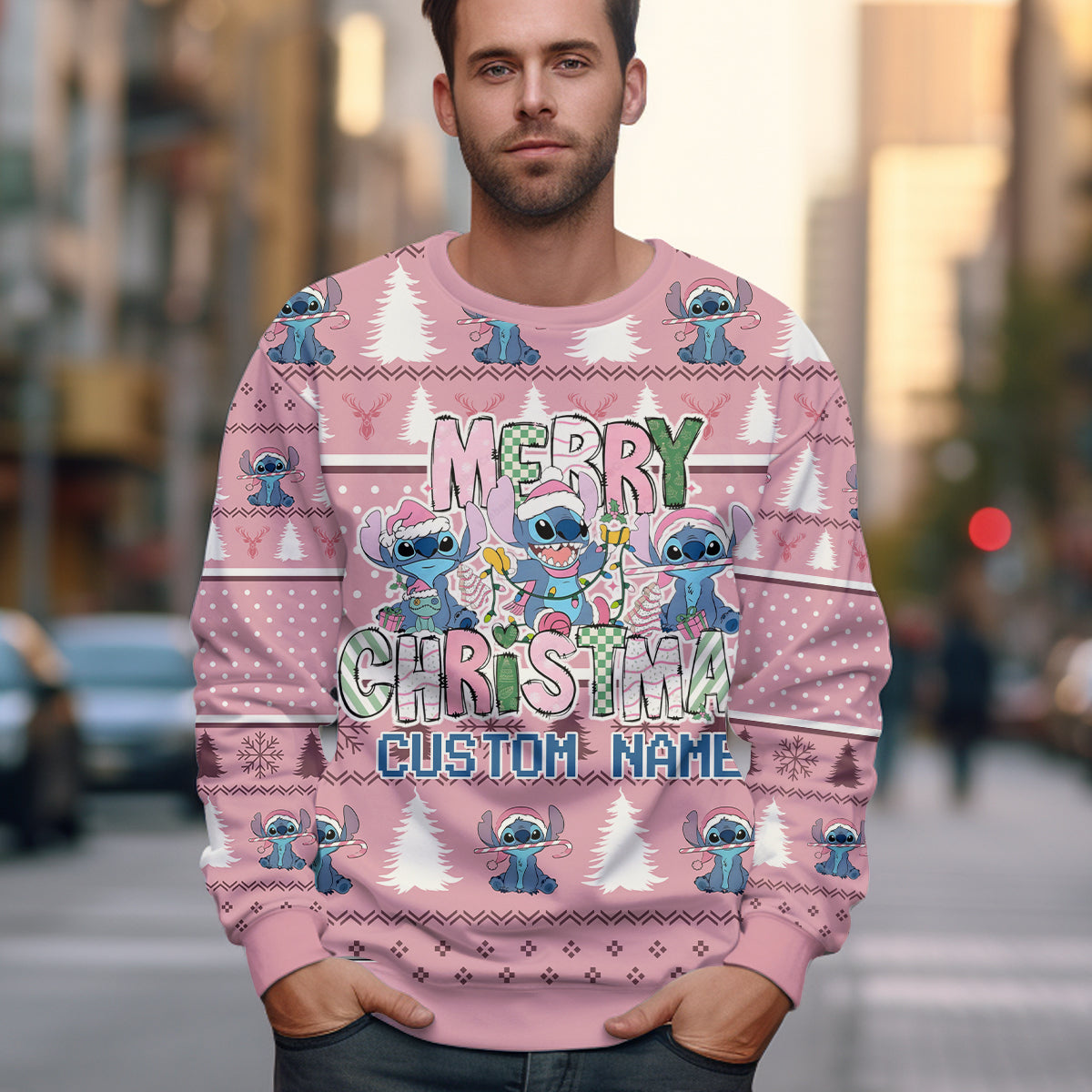 Custom Stitch Ugly Sweater _ 411QA-US007