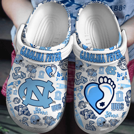 North Carolina Tar Heels NCAA Sport Clogs Shoes - 503HL- CR025