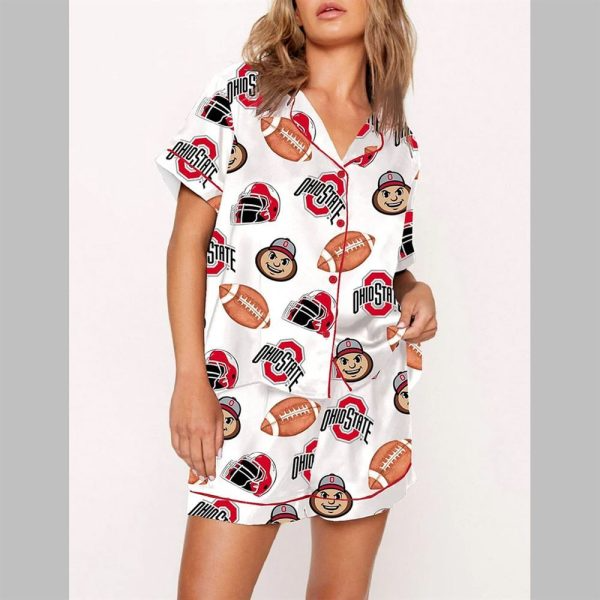 Best Gift For Ohio State Football Fan - Pajama Set 501MC-PJ012