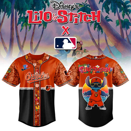 Baltimore Orioles MLB x Lilo & Stitch Jersey Limited