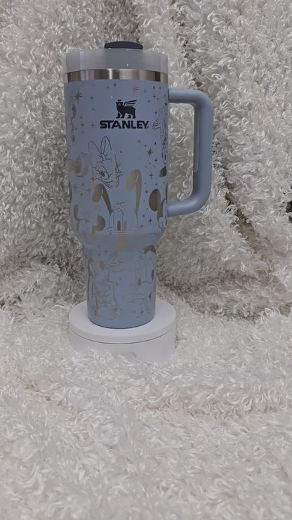 Classic Mouse Characters Laser Engraved 40 Oz Tumbler