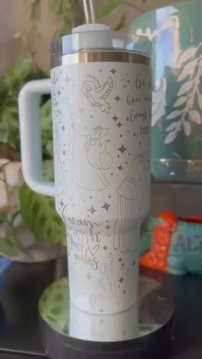 Cinderella Disney Laser Engraved 40 oz Tumbler