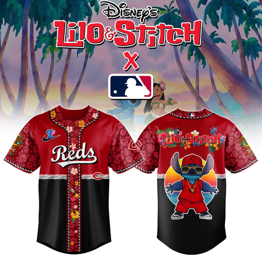 Cincinnati Reds MLB x Lilo & Stitch Jersey Limited