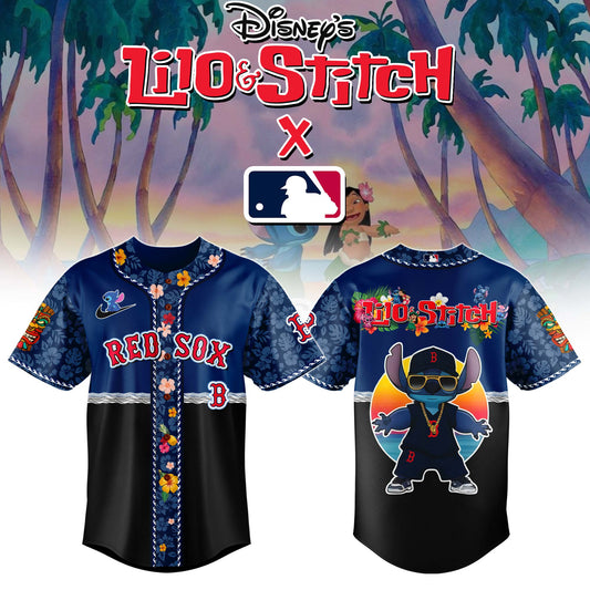 Boston Red Sox MLB x Lilo & Stitch Jersey Limited