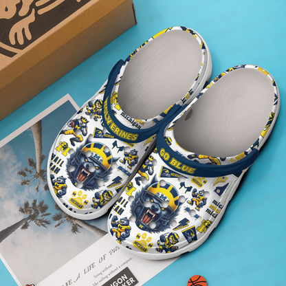Michigan Wolverines NCAA Sport Clogs Shoes - 503HL- CR024