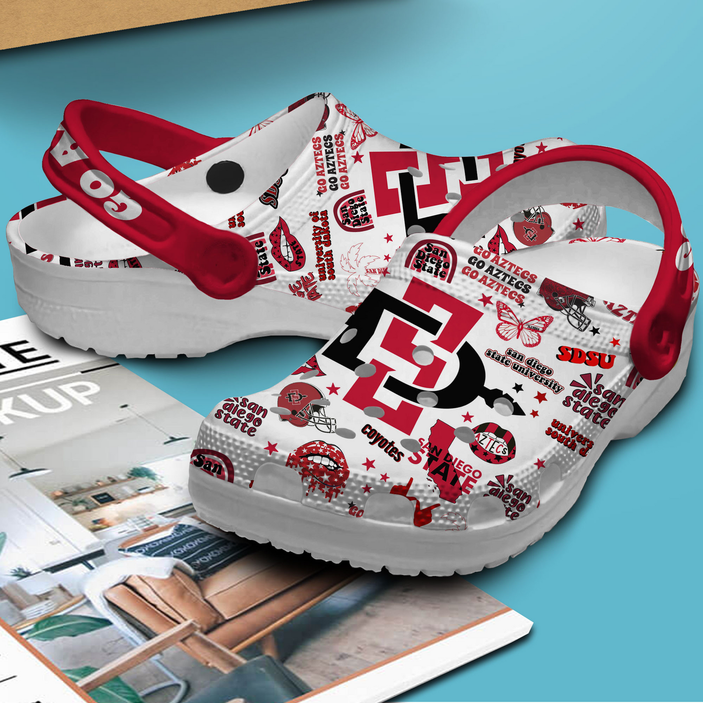 San Diego State NCAA Sport Clogs Shoes - 503HL- CR036