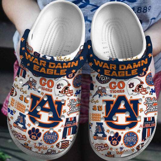 War Damn Eagles Ncaa Sport Clogs Shoes - 502HL- CR070