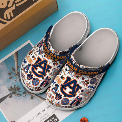 War Damn Eagles Ncaa Sport Clogs Shoes - 502HL- CR070