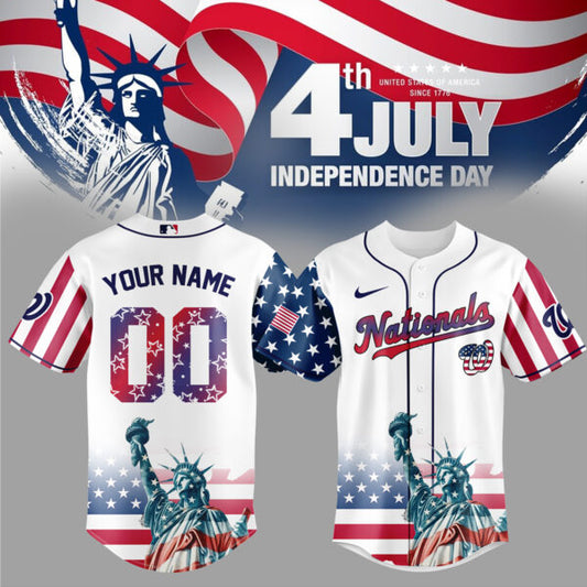 Washington Nationals Special Nationals Independence ashington NationalsDay Jersey 2025