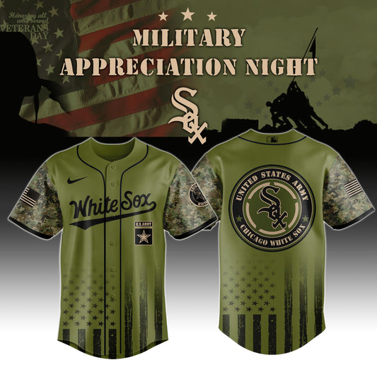 Chicago White Sox MLB x Army Military Appreciation Night Jersey Editions Limited